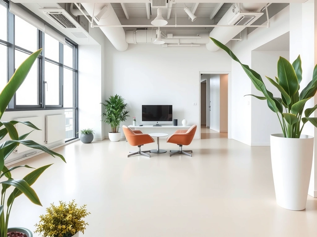 Oficina moderna y luminosa de Vitaminas Naturales y Salud